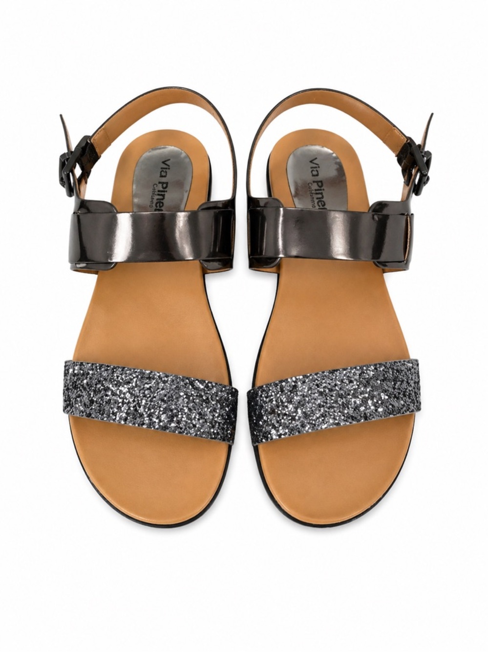 Via Pinky Judith Women's Rose Gold Flat Strappy Sandals | NEW/NEW‎ in BOX!!🩶